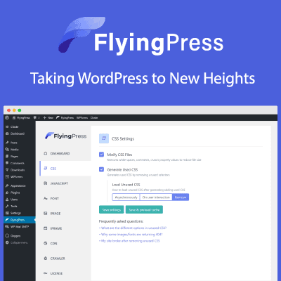 FlyingPress - Taking WordPress To New Heights