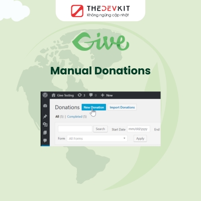 give manual donations