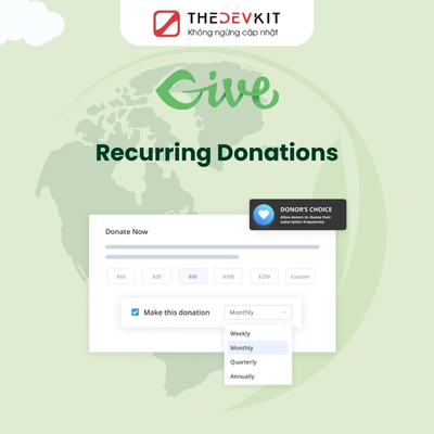 give recurring donation