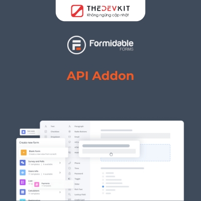 formidable forms api addon