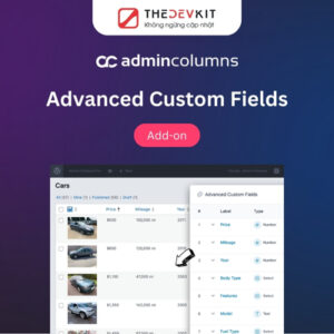 Admin Columns Pro Advanced Custom Fields Addon - TheDevKit