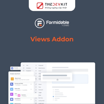 formidable forms views addon