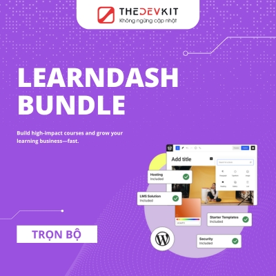 Trọn bộ sản phẩm learndash