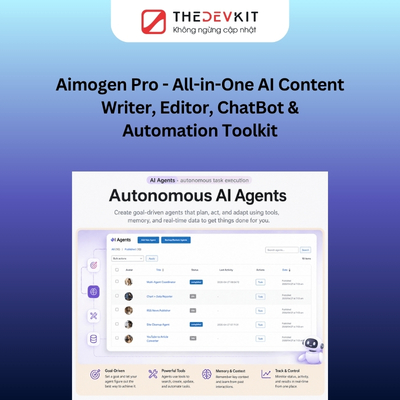 Aimogen Pro – All-in-One AI Content Writer, Editor, ChatBot & Automation Toolkit